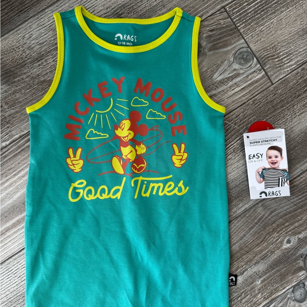 Mickey Mouse Rags Romper - Picture 2 of 2
